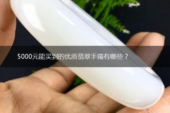 5000元能买到的优质翡翠手镯有哪些？,第1张