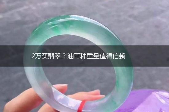 2万买翡翠？油青种重量值得信赖,第1张