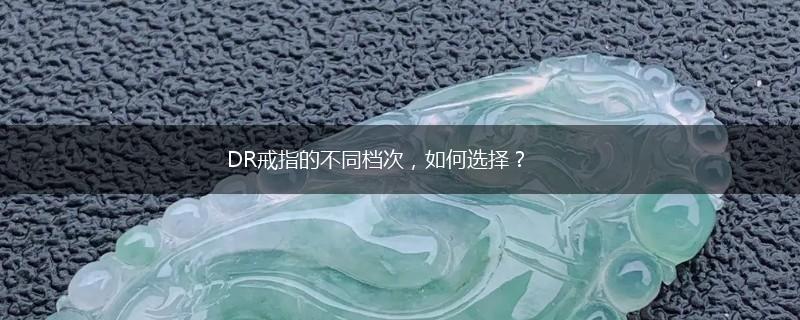 DR戒指的不同档次，如何选择？,第1张