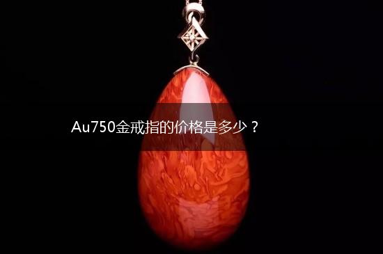 Au750金戒指的价格是多少？,第1张