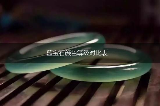 蓝宝石颜色等级对比表,第1张
