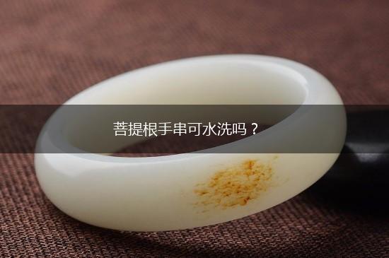 菩提根手串可水洗吗？,第1张