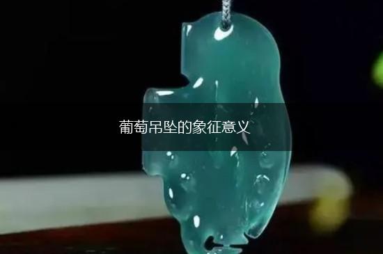葡萄吊坠的象征意义,第1张