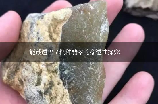 能戴透吗？糯种翡翠的穿透性探究,第1张