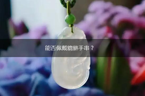 能否佩戴貔貅手串？,第1张