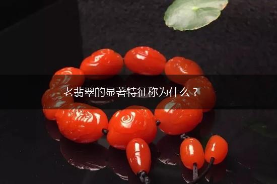 老翡翠的显著特征称为什么？,第1张