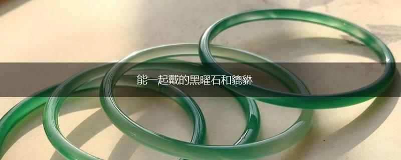 能一起戴的黑曜石和貔貅,第1张