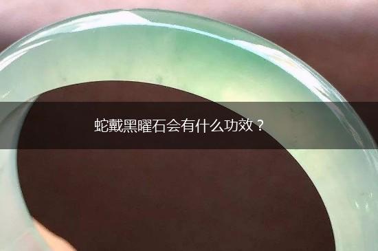 蛇戴黑曜石会有什么功效？,第1张