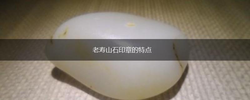 老寿山石印章的特点,第1张