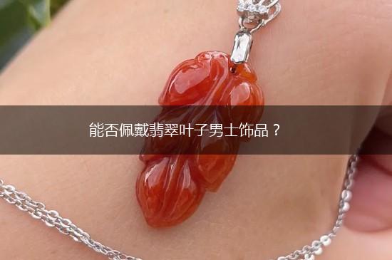 能否佩戴翡翠叶子男士饰品？,第1张