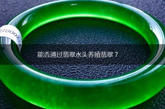 能否通过翡翠水头养殖翡翠？,第1张