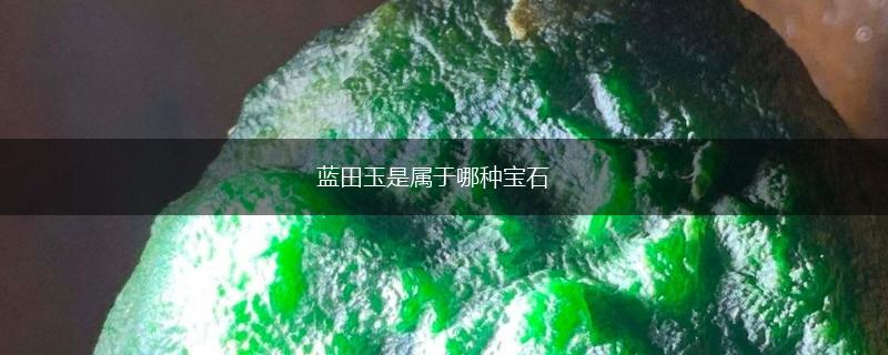 蓝田玉是属于哪种宝石,第1张