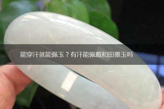 能穿汗就能佩玉？有汗能佩戴和田墨玉吗,第1张